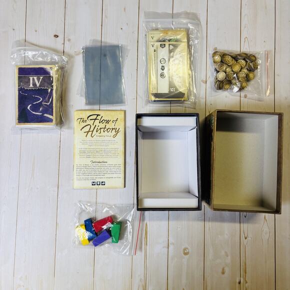 The Flow of History card board game TMG 2017 out of print NEW. Complete. - Picture 8 of 15